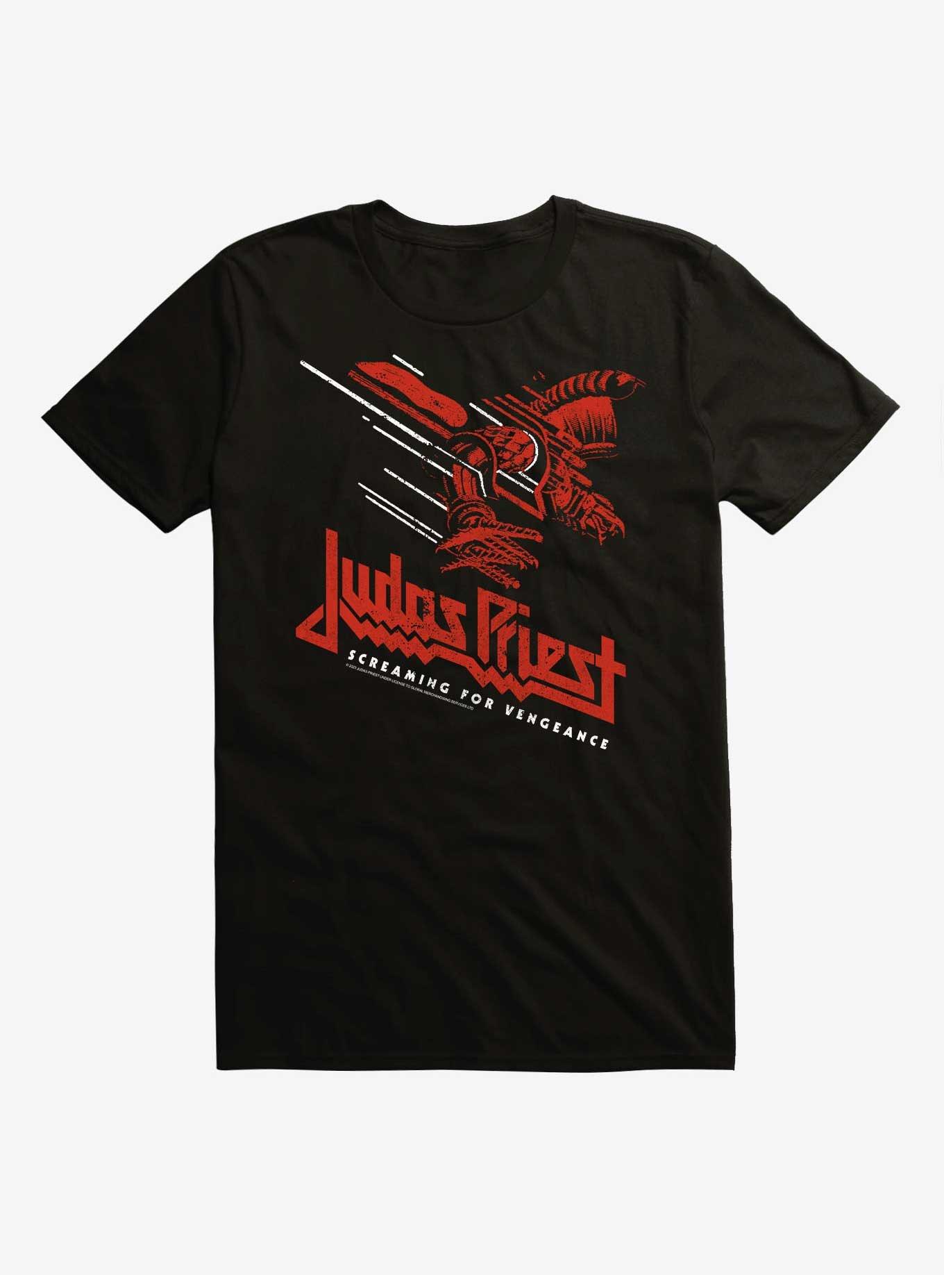 Judas Priest Screaming For Vengeance Extra Soft T-Shirt, BLACK, hi-res