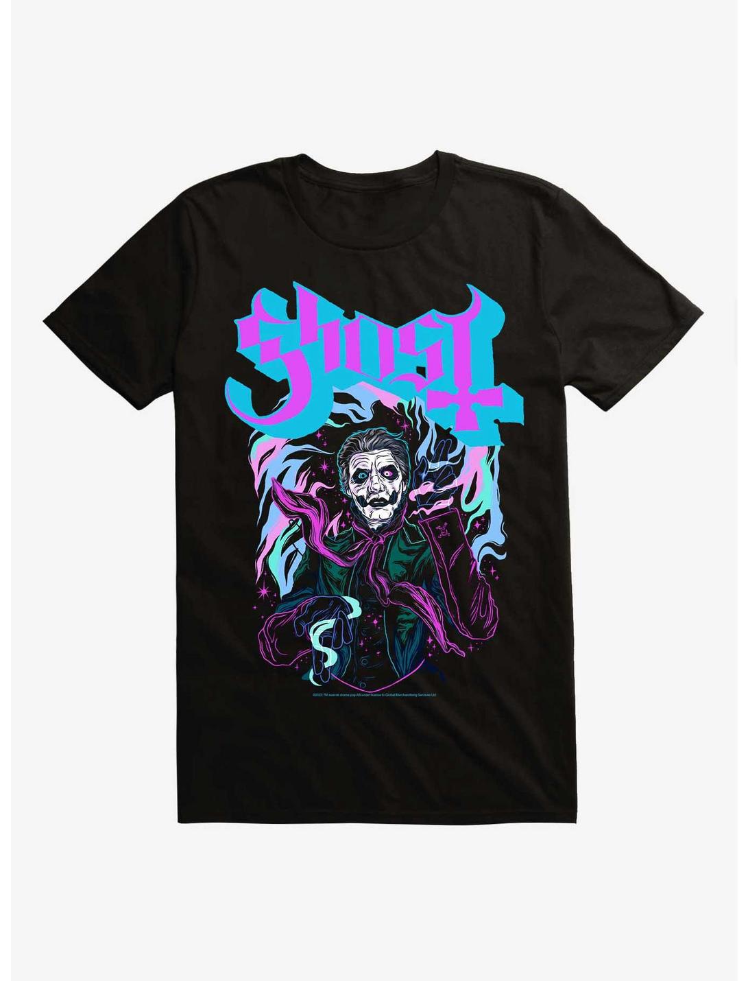 Ghost Purple Smoke Extra Soft T-Shirt, BLACK, hi-res