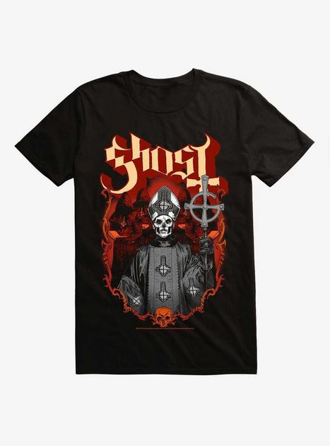 Ghost Nameless Ghouls Extra Soft T-Shirt - BLACK | Hot Topic