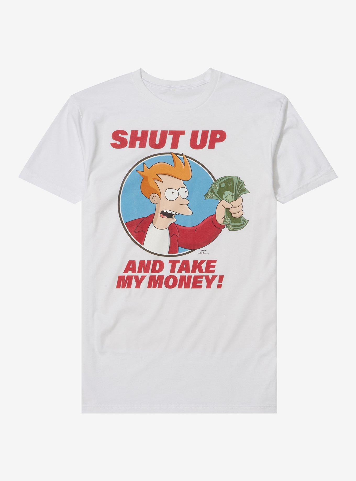 Futurama Shut Up And Take My Money T-Shirt, MULTI, hi-res