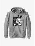 Disney100 Pluto Melts Your Heart Youth Hoodie, ATH HTR, hi-res