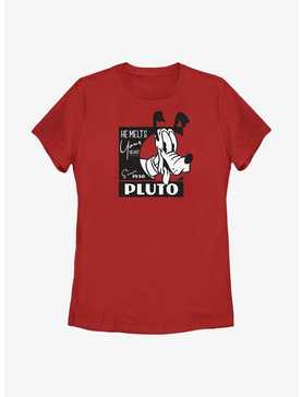 Disney100 Pluto Melts Your Heart Womens T-Shirt, , hi-res