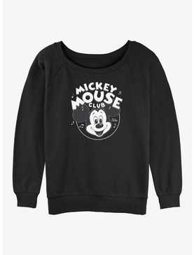 Disney100 Mickey Mouse Music Club Womens Slouchy Sweatshirt, , hi-res