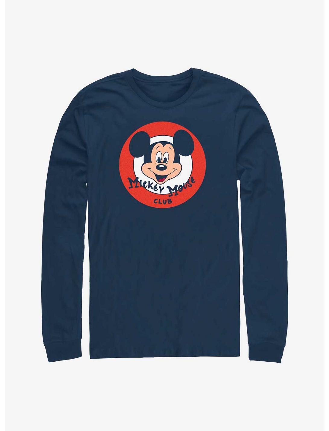 Disney100 Mickey Mouse Club Long-Sleeve T-Shirt, NAVY, hi-res