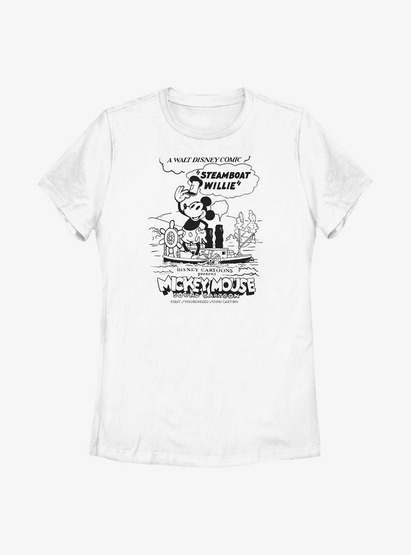 Disney100 Mickey Mouse On Deck Womens T-Shirt, , hi-res