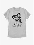 Disney100 Mickey Mouse Captain Mickey Sound Cartoon Womens T-Shirt, ATH HTR, hi-res