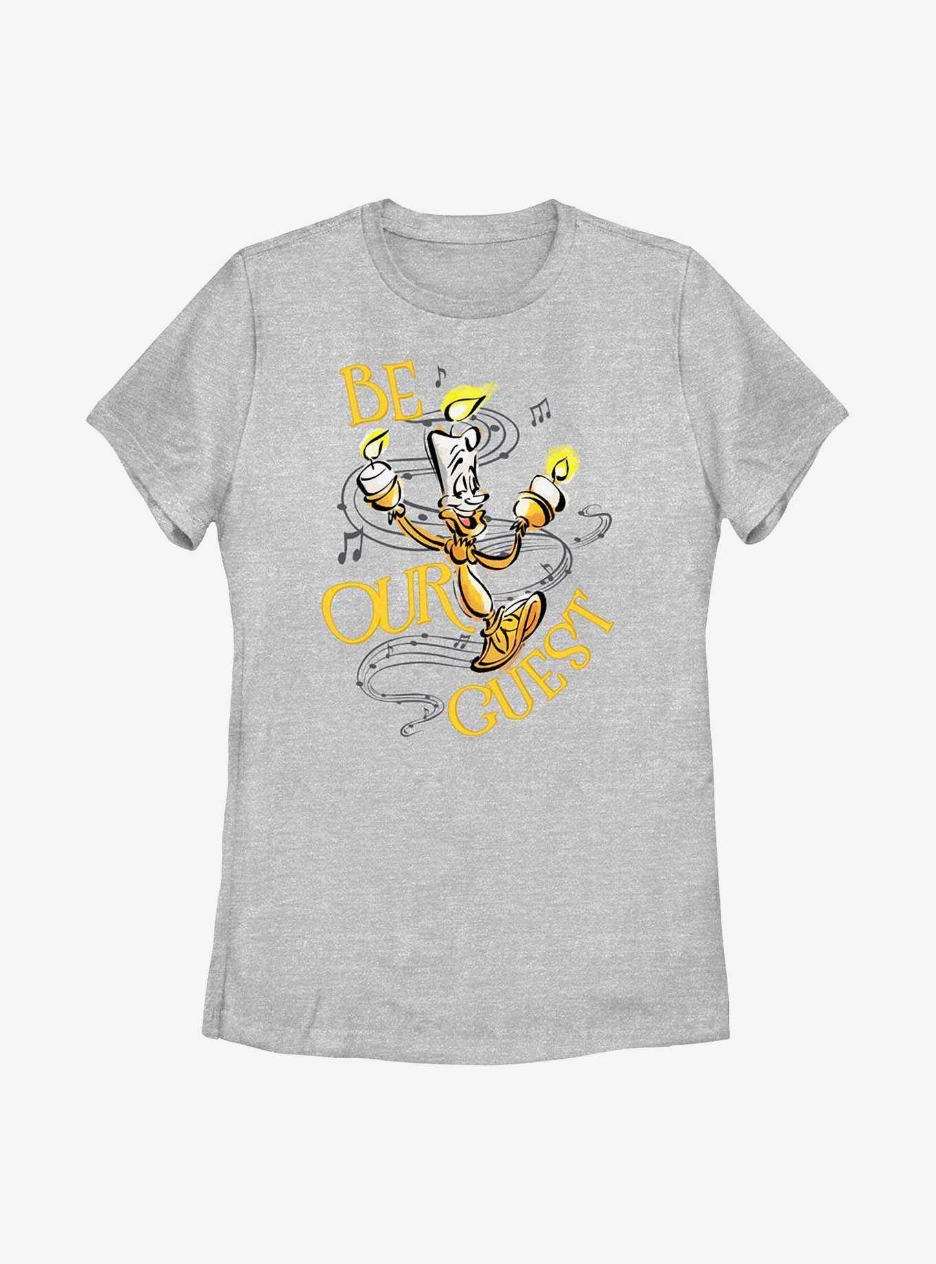 Disney100 Beauty And The Beast Be Our Guest Womens T-Shirt, , hi-res