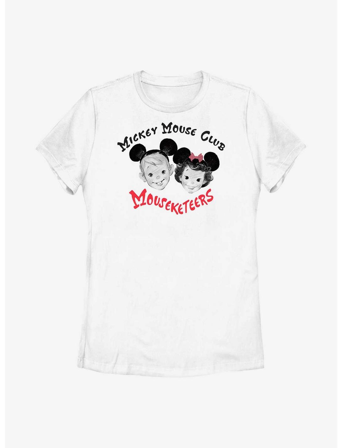 Disney100 Mickey Mouse Mouseketeers Club Womens T-Shirt, WHITE, hi-res
