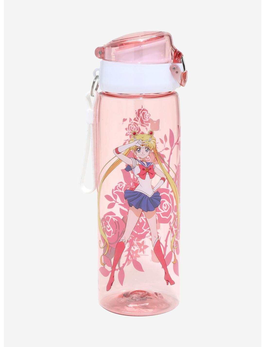 Sailor Moon Floral Water Bottle, , hi-res