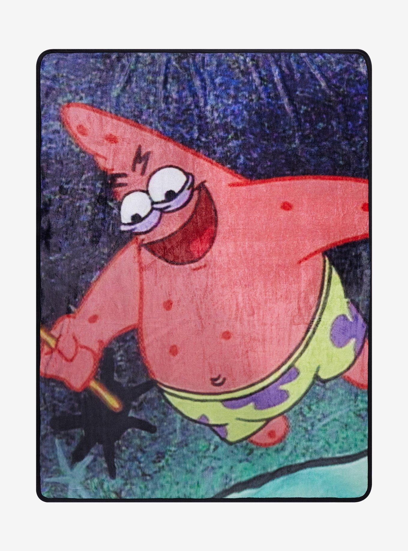 SpongeBob SquarePants Savage Patrick Throw Blanket, , hi-res