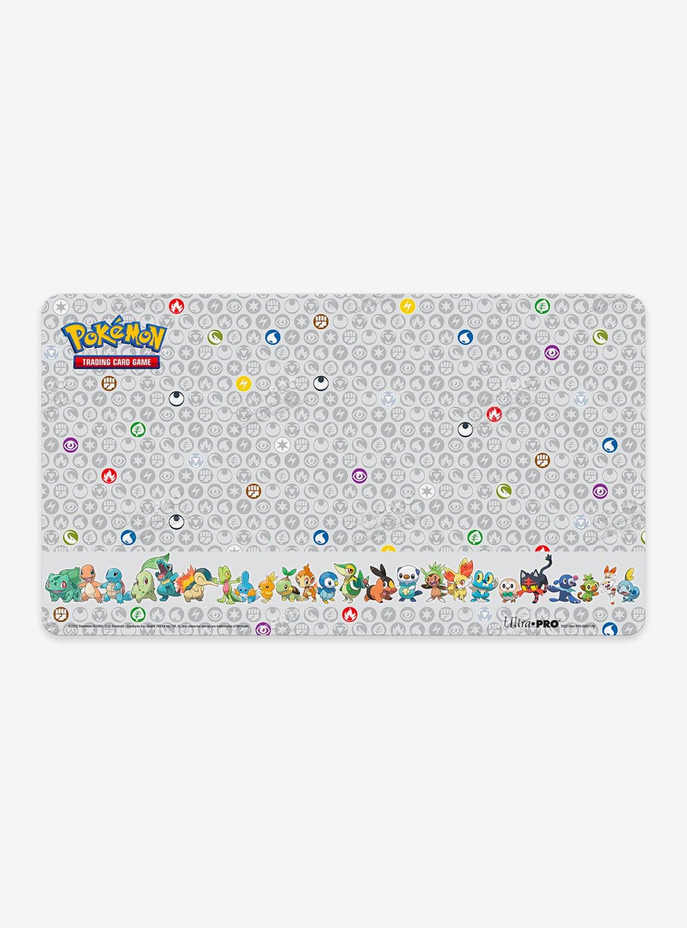 Pok&eacute;mon Type Symbols Allover Print Trading Card Game Play Mat & Playing Card Organizer Bundle, , hi-res