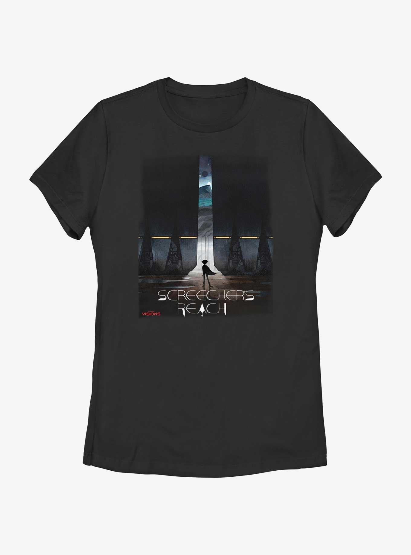 Star Wars: Visions Screecher's Reach Poster Womens T-Shirt, , hi-res