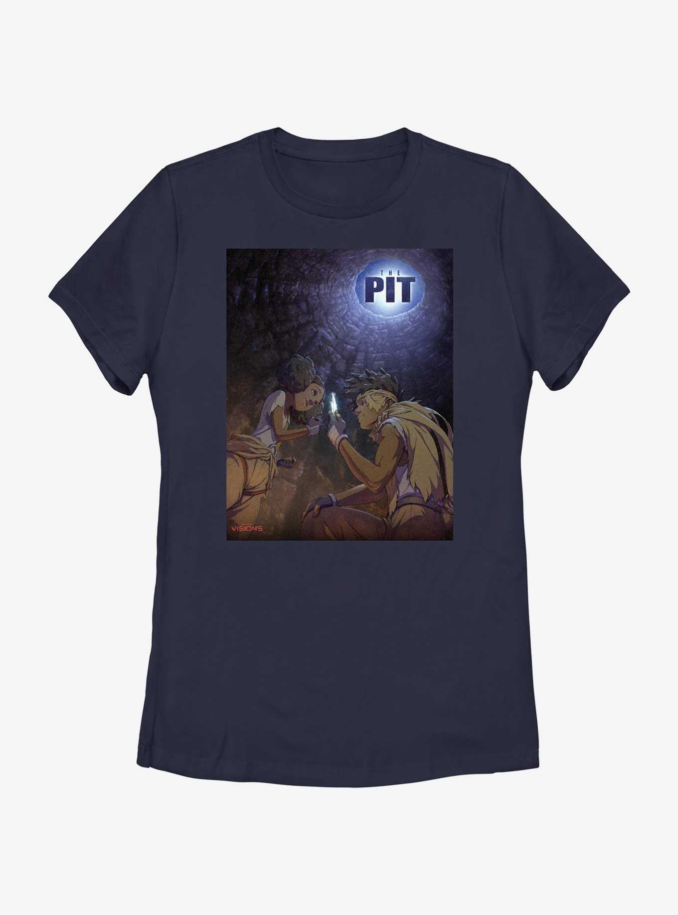 Star Wars: Visions The Pit Poster Womens T-Shirt, NAVY, hi-res