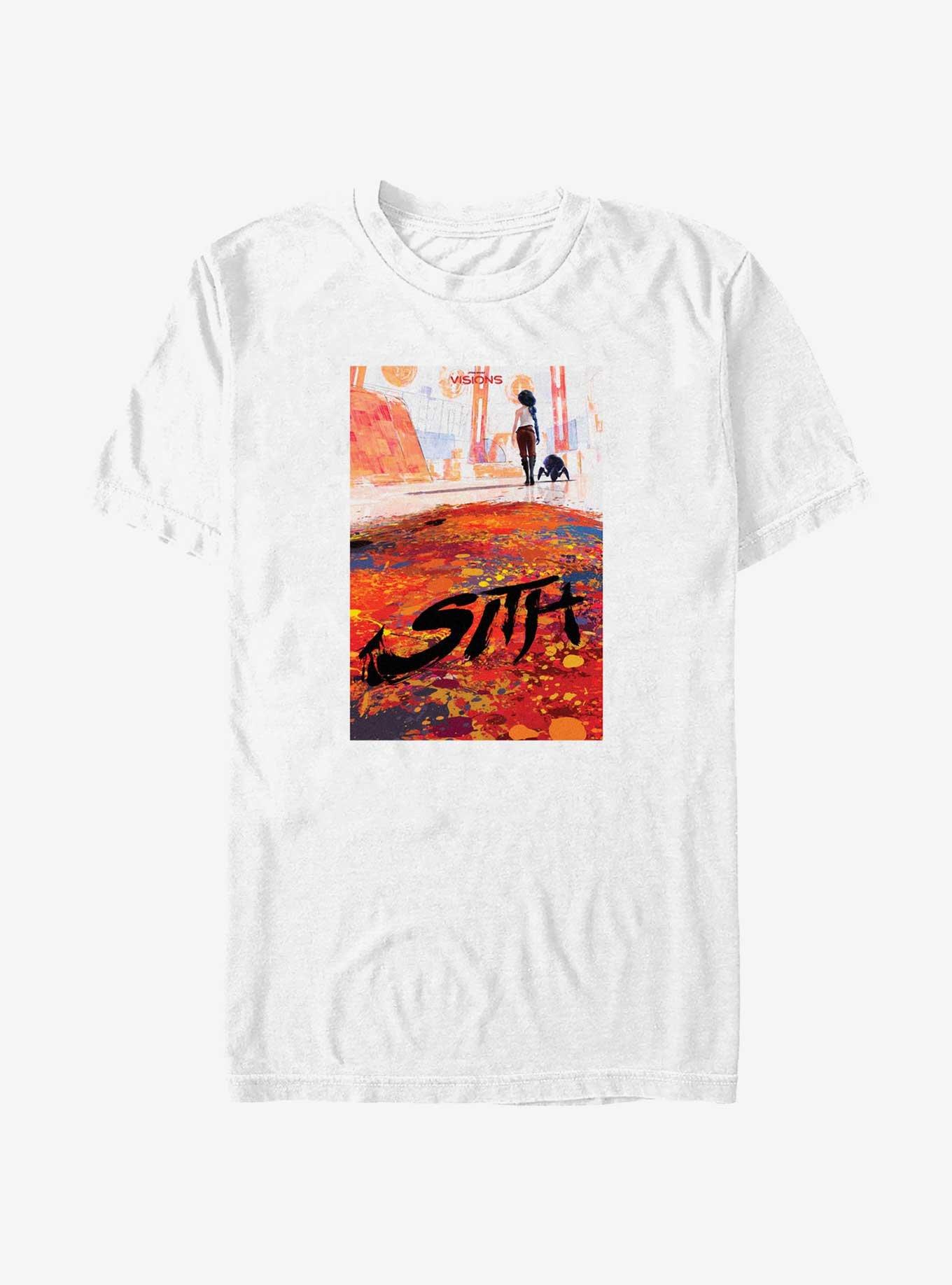Star Wars: Visions Sith Poster T-Shirt, WHITE, hi-res