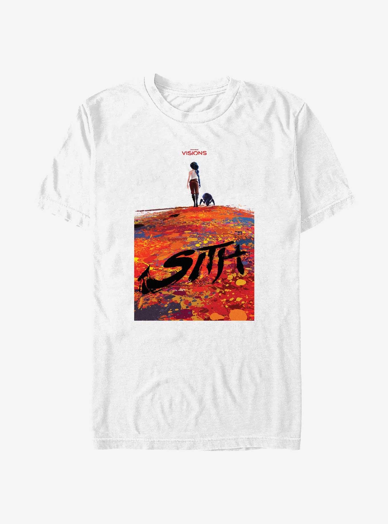 Star Wars: Visions Sith Poster T-Shirt, WHITE, hi-res