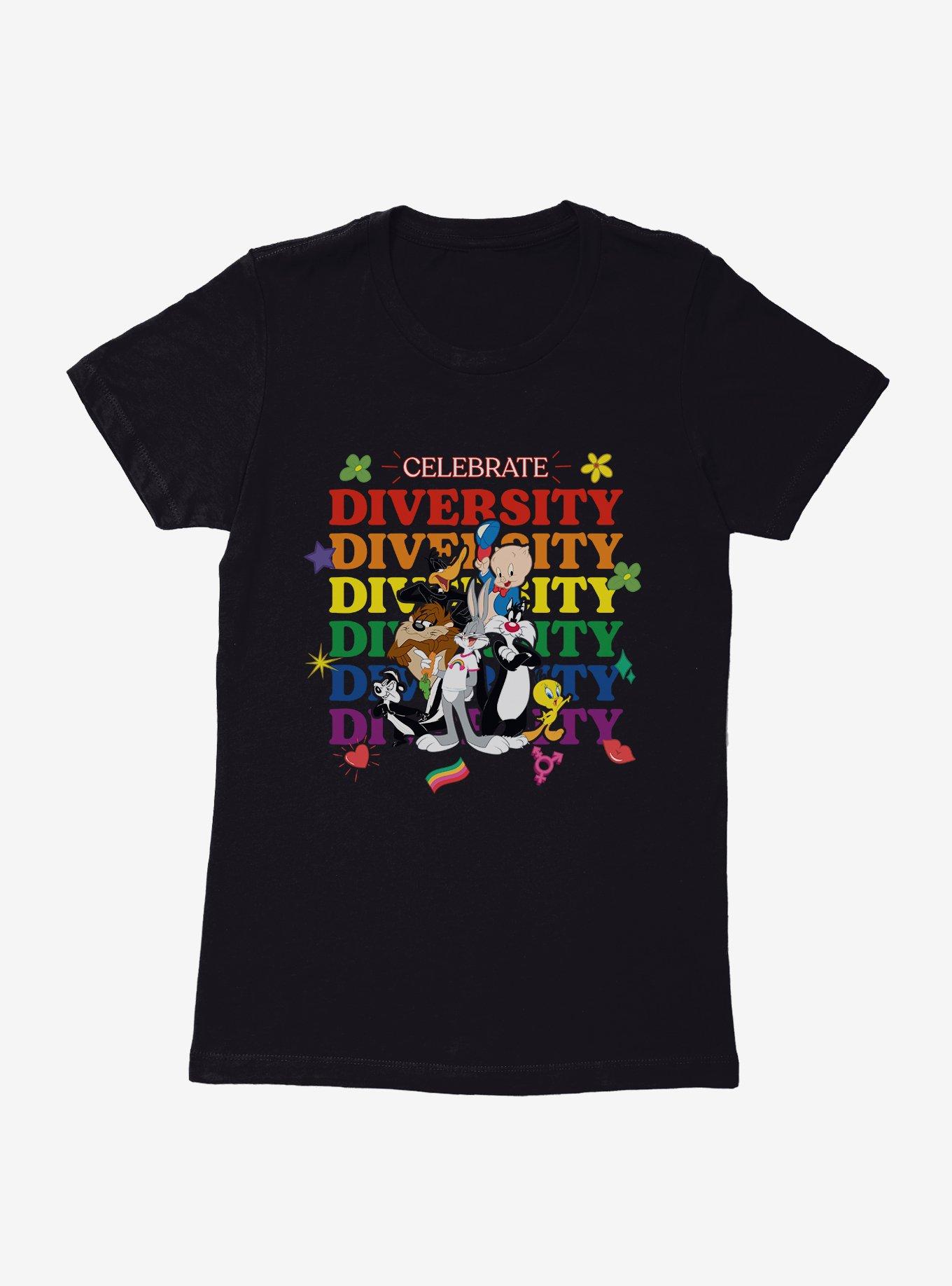 Looney Tunes Celebrate Diversity Womens T-Shirt, , hi-res