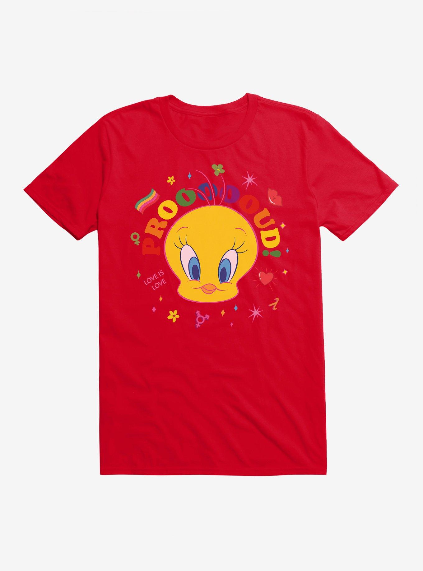 Looney Tunes Tweety Bird Proud T-Shirt, RED, hi-res