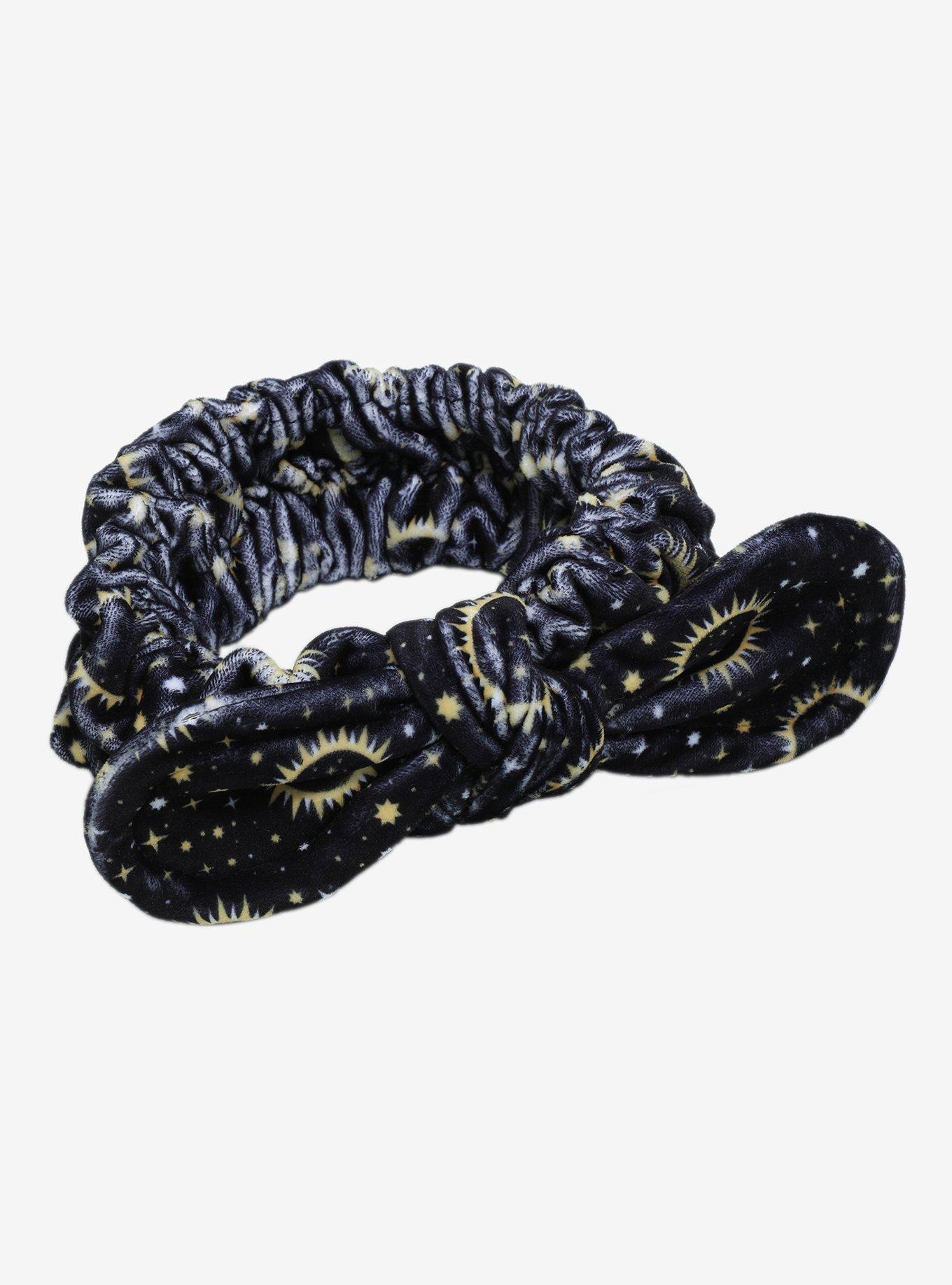 Black Celestial Spa Headband, , hi-res