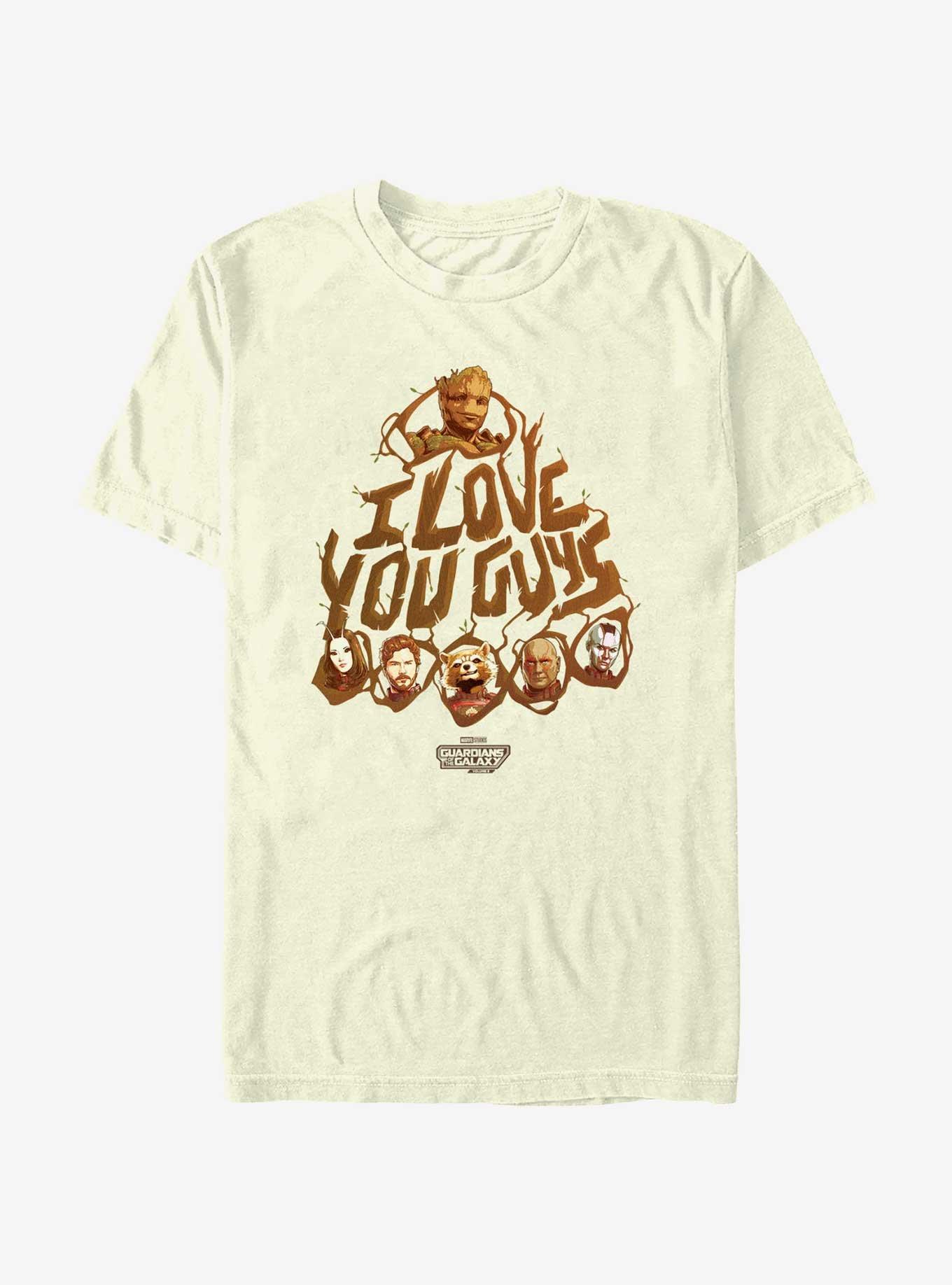 Guardians Of The Galaxy Vol. 3 Love You Guys T-Shirt, NATURAL, hi-res