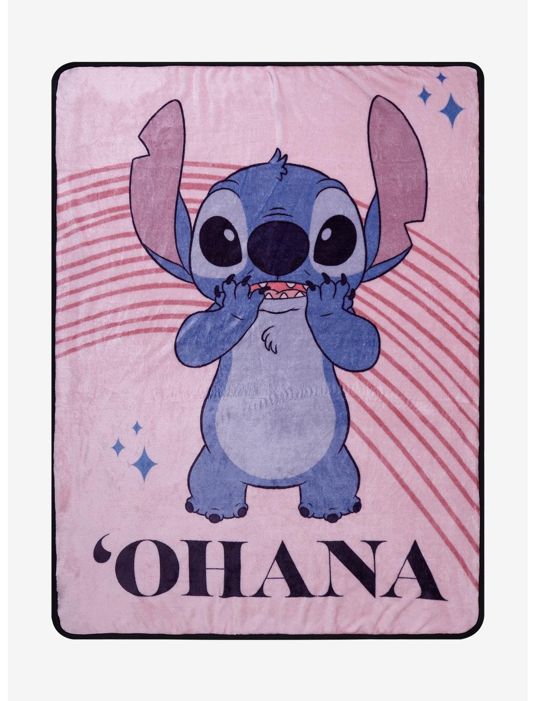 Disney Lilo & Stitch Ohana Throw Blanket, , hi-res