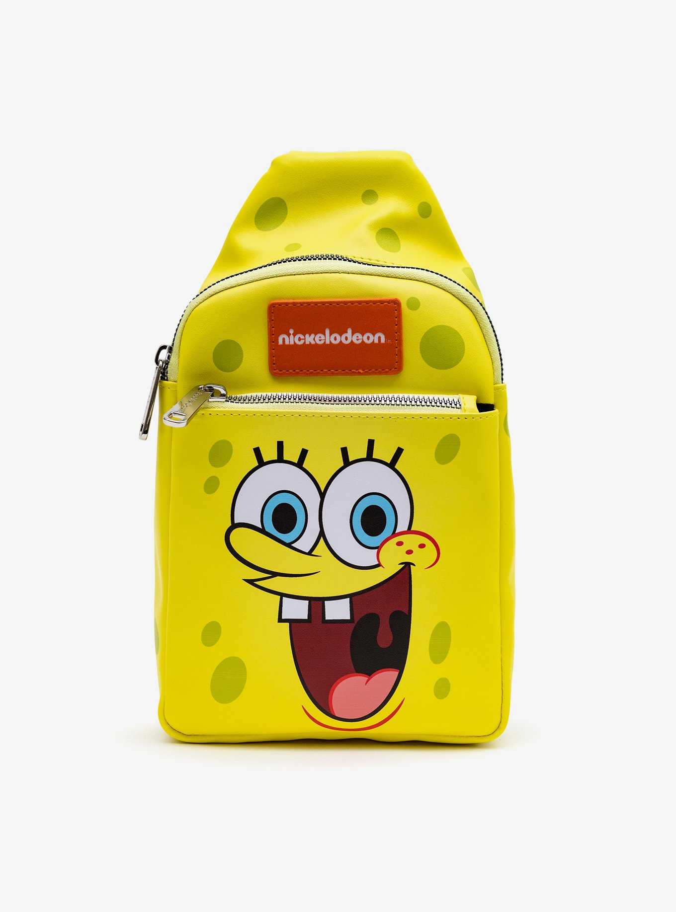 SpongeBob SquarePants Smiling Face Close Up Crossbody Bag, , hi-res