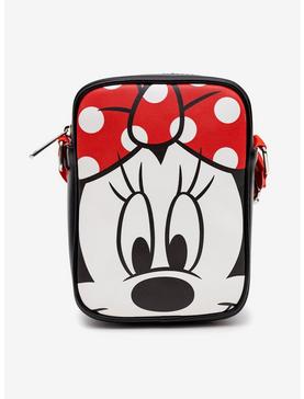 Disney Minnie Mouse Face Close Up Crossbody Bag, , hi-res