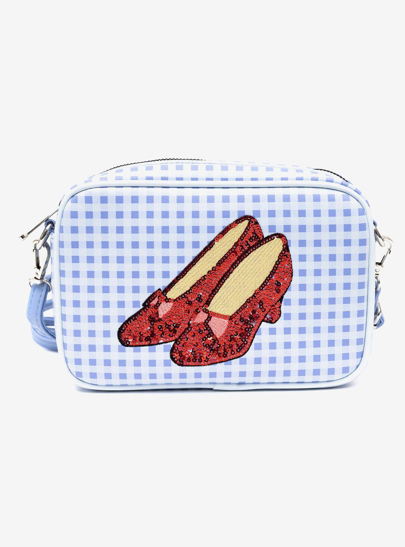 The Wizard of Oz Dorothy Sequined Ruby Slippers Crossbody Bag