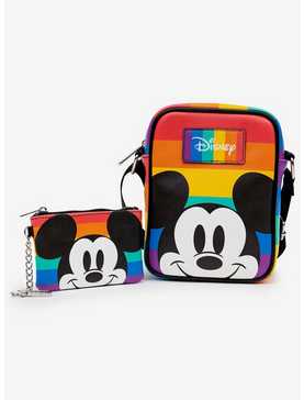 Disney Mickey Mouse Pride Happy Face Close Up Bag and Wallet, , hi-res