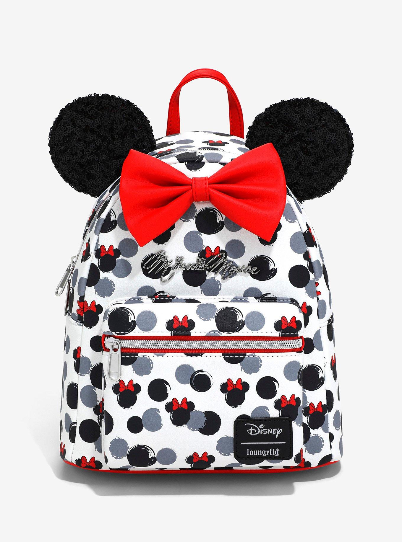 Glitter minnie mouse on sale backpack