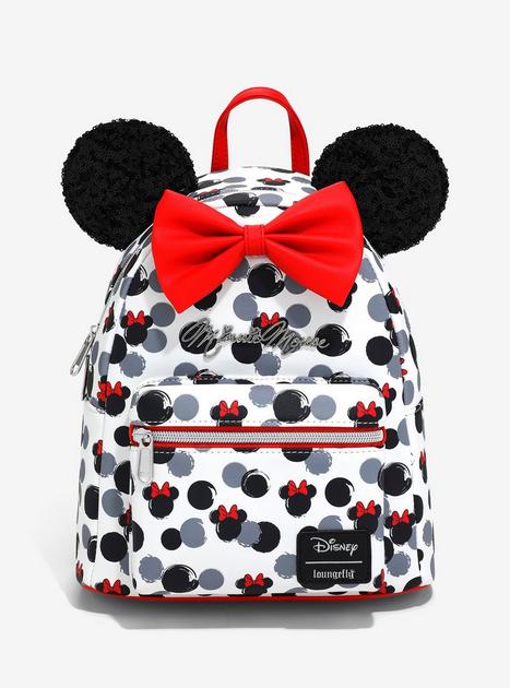 Loungefly Disney Minnie Mouse Glitter Ears Mini Backpack | Hot Topic