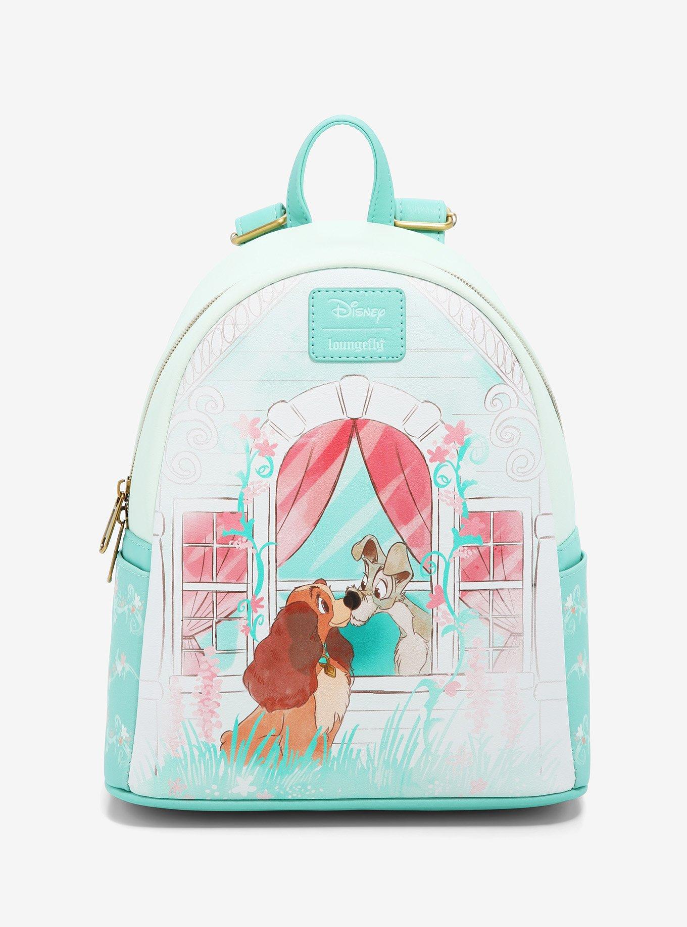 Loungefly Disney Lady And The Tramp Window Kiss Mini Backpack