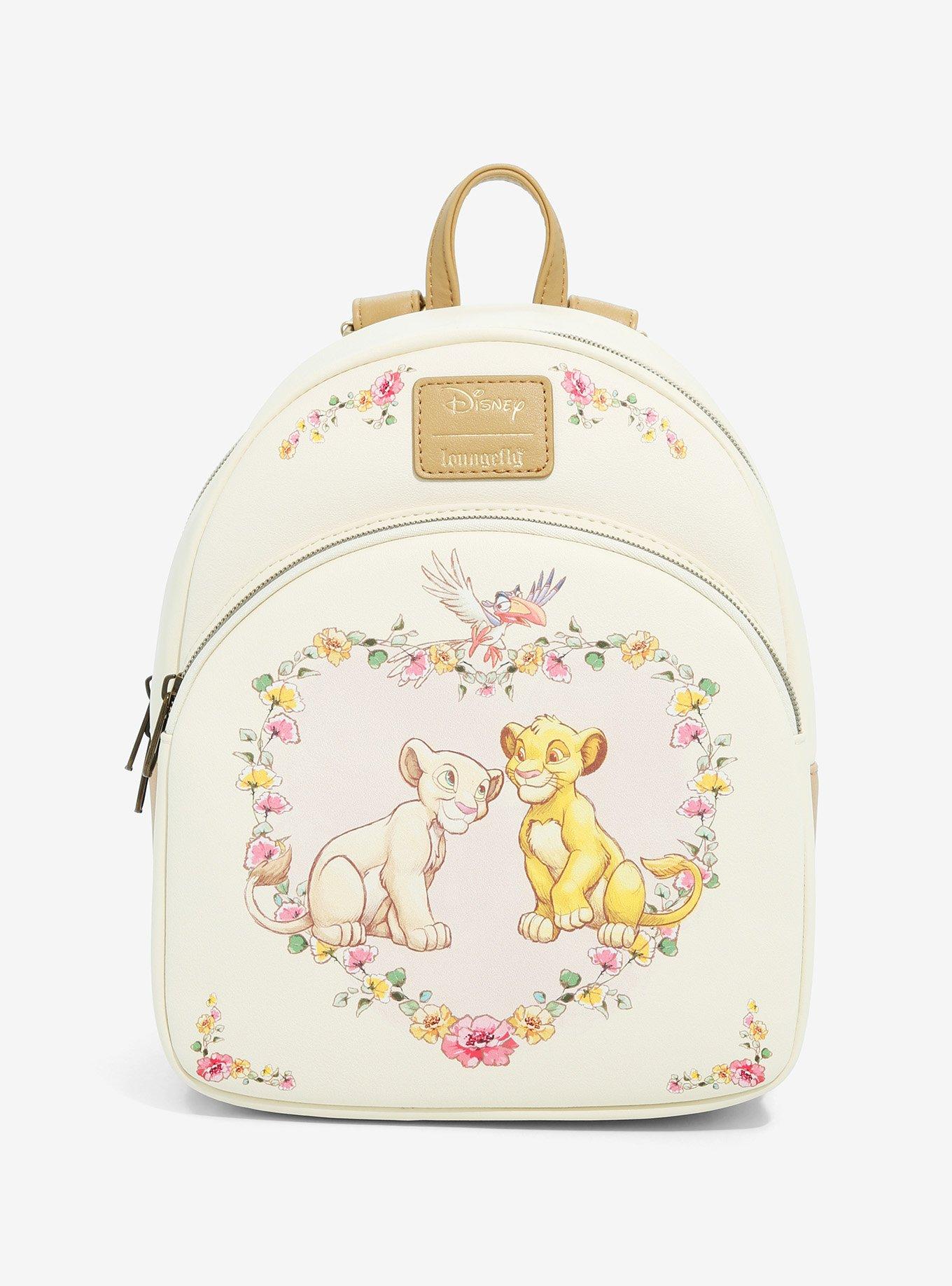 Sleeping simba loungefly mini backpack new arrivals