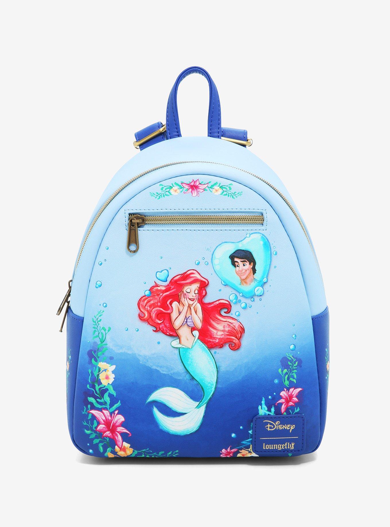 Mermaid Gifts for Girls, Personalized Backpack Name Tag with Strap