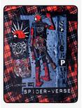 Marvel Spider-Man: Across The Spider-Verse Spider-Punk Throw Blanket, , hi-res