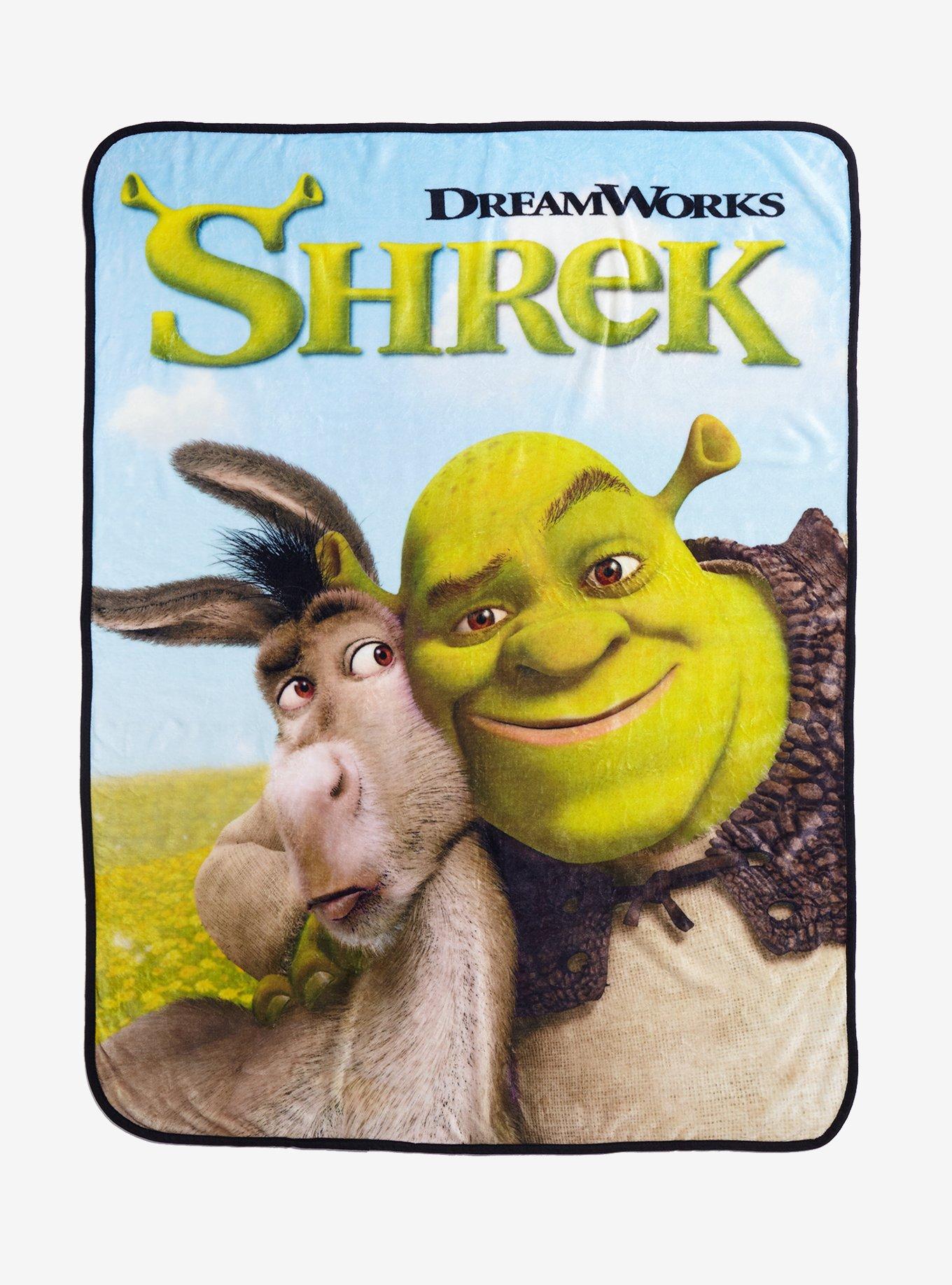 Shrek Shrek Donkey Throw Blanket Hot Topic