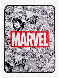 Marvel Comic Book Panels Throw Blanket, , hi-res