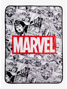 Marvel Comic Book Panels Throw Blanket, , hi-res