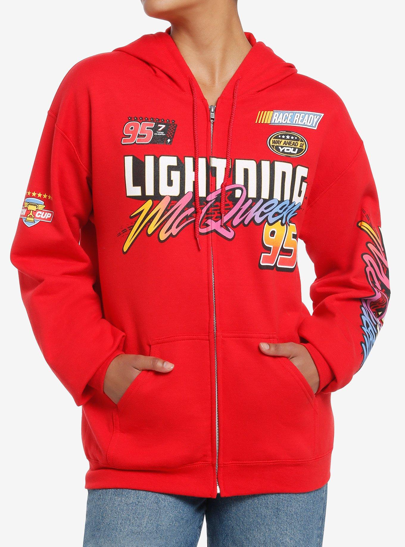 Disney Pixar Cars Lightning McQueen Girls Hoodie - Wishupon