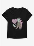 Universal Monsters Lonely Hearts Club Womens T-Shirt Plus Size, BLACK, hi-res