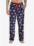 Disney Mickey Mouse And Friends Holiday Fuzzy Pajama Pants, BLUE, hi-res