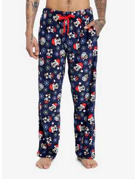 Disney Mickey Mouse And Friends Holiday Fuzzy Pajama Pants, , hi-res