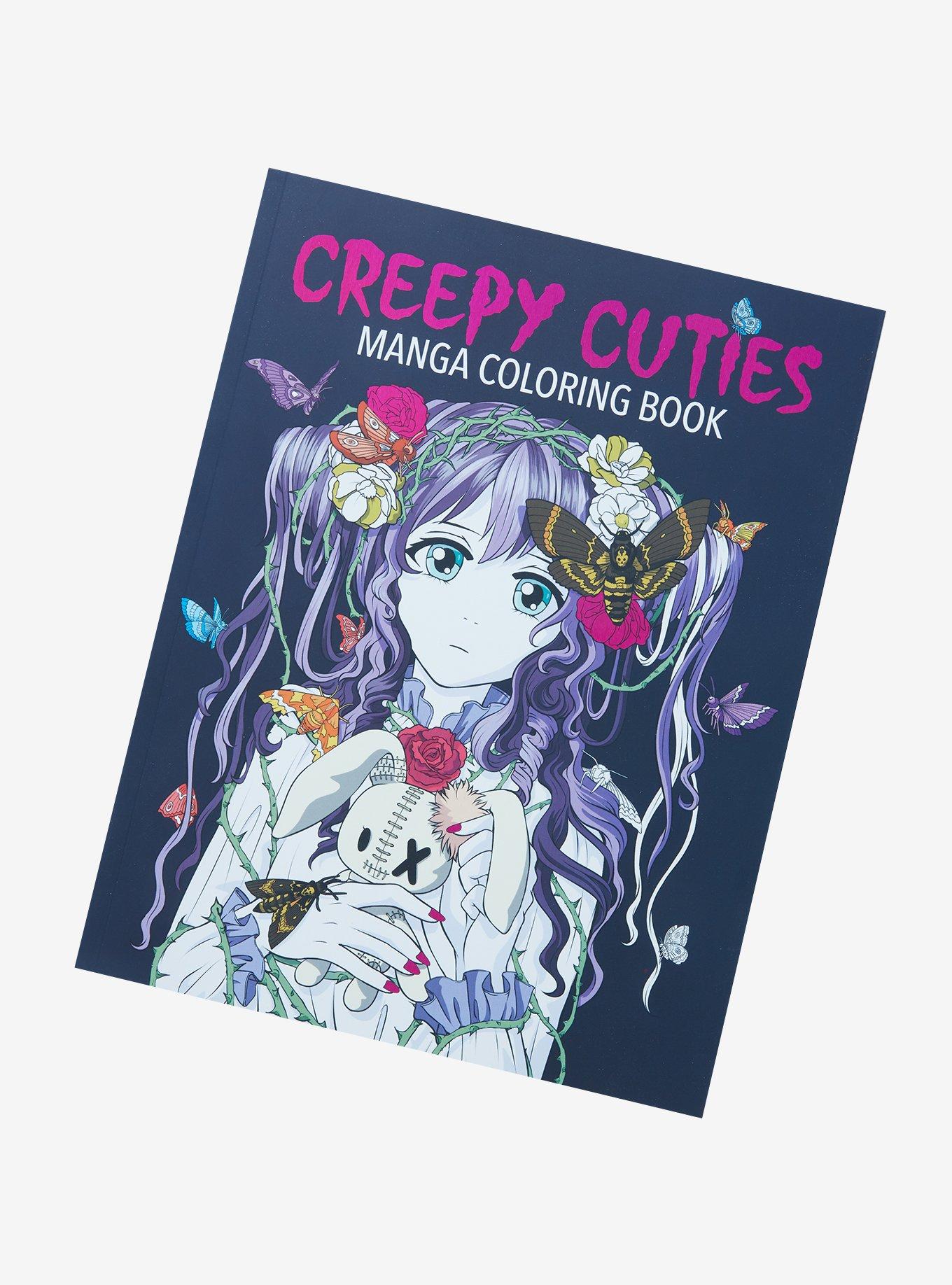 Cute Monsters Coloring Book: Cute coloring books for adults - Coloring  Pages for Adults and Kids (Anime and Manga Coloring Books) girls coloring  books