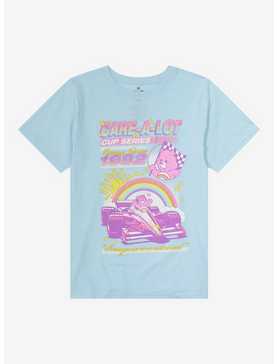 Care Bears Racing Crystalina Glitter Boyfriend Fit Girls T-Shirt, , hi-res