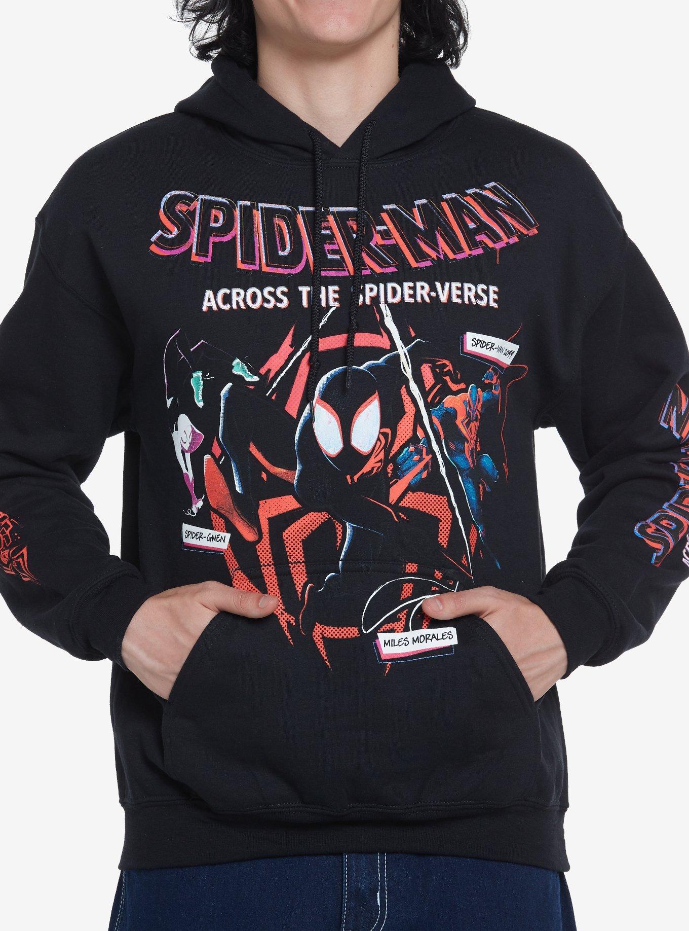 Black Spider Man Hoodie Kisses