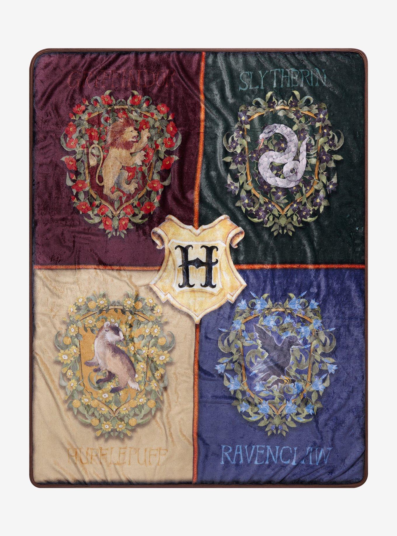 Harry Potter Botanical Houses Throw Blanket, , hi-res