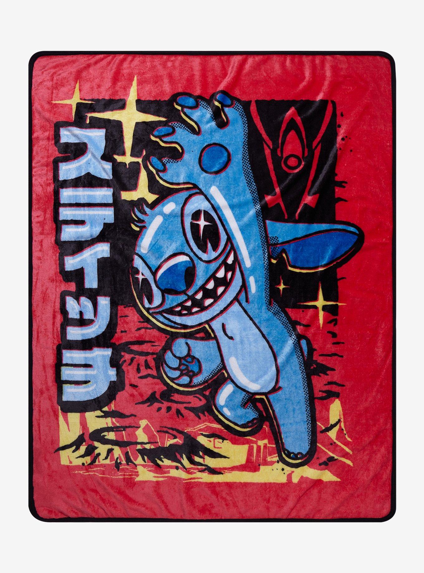 Disney Lilo & Stitch Space Stitch Throw Blanket, , hi-res