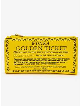 Willy Wonka Chocolate Factory Golden Ticket Bi-fold Wallet, , hi-res