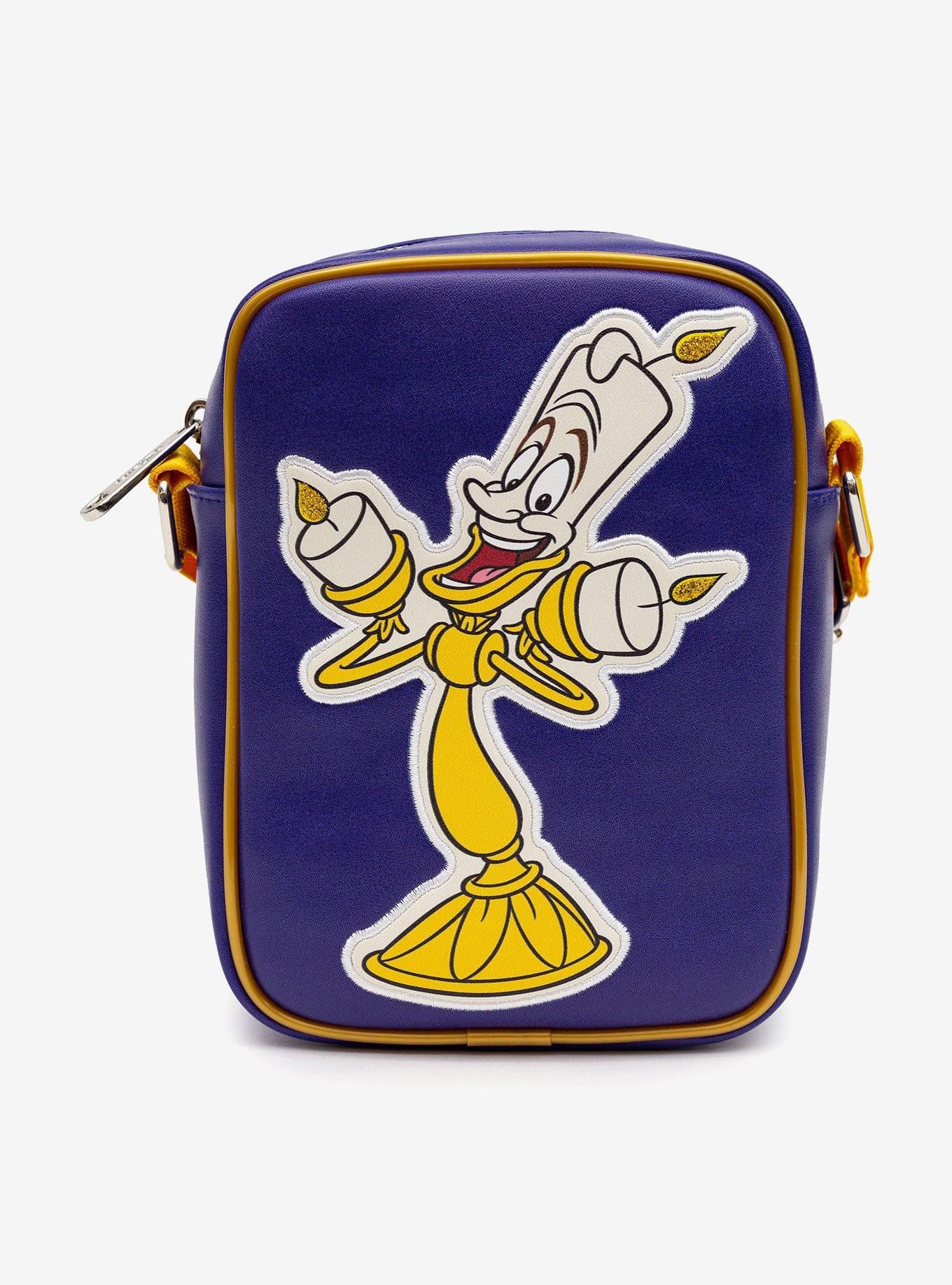 Disney Beauty the Beast Lumiere Smiling Pose Crossbody Bag BoxLunch