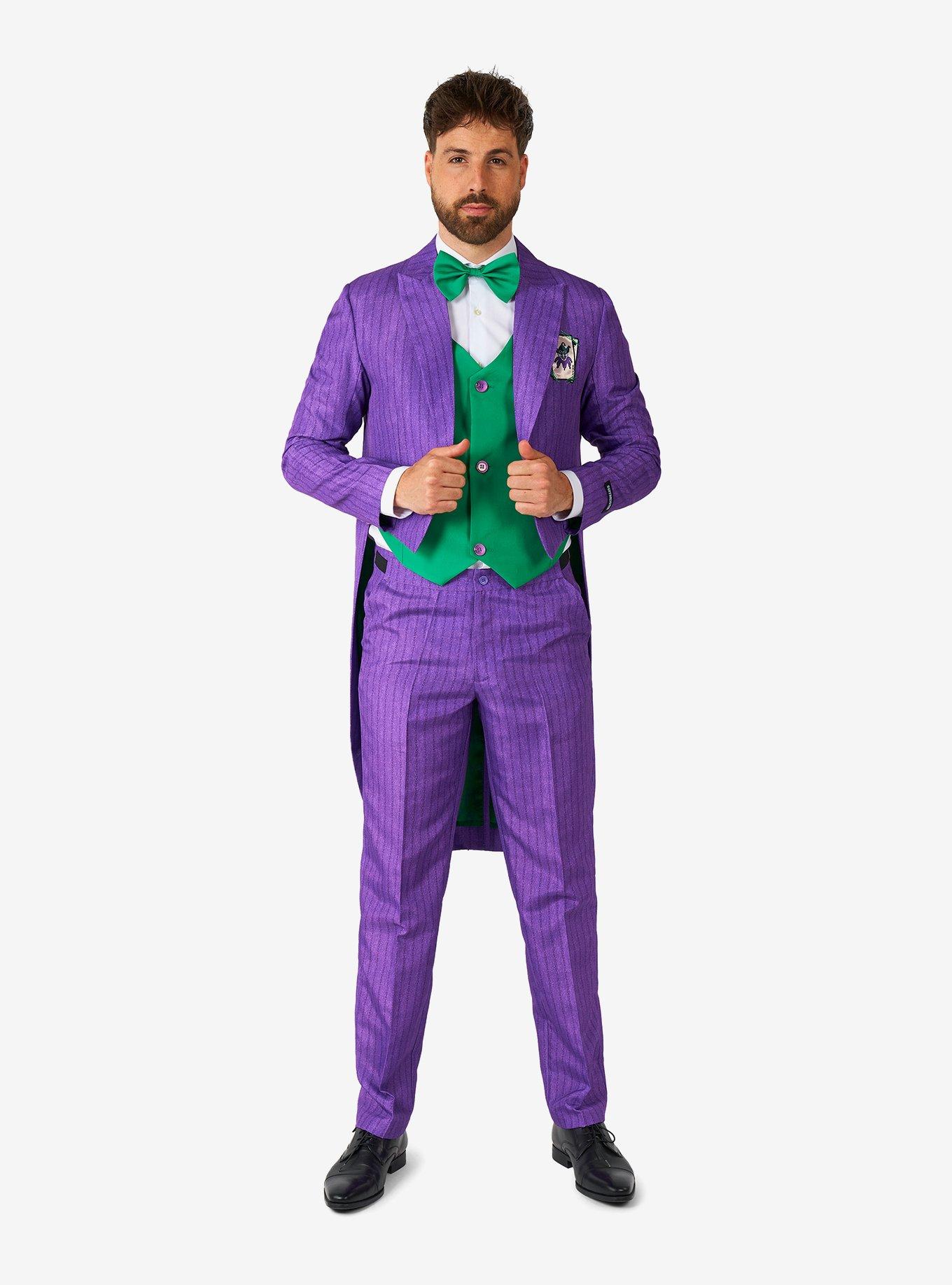 DC Comics The Joker Tailcoat Suit Purple
