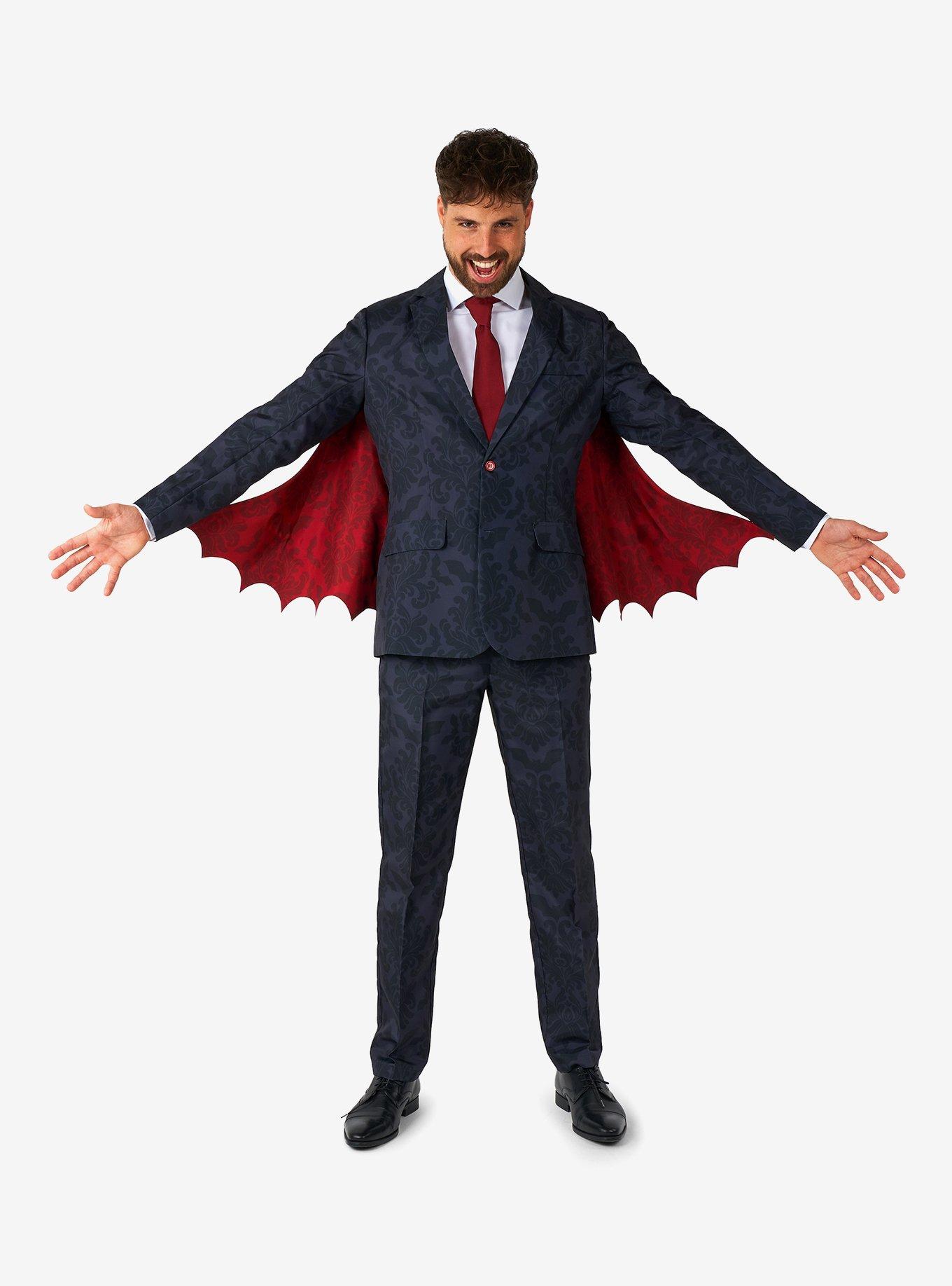 Victorian Vampire Black Suit, , hi-res